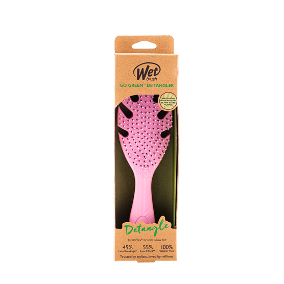 Escova de Cabelo WetBrush Go Green Folha